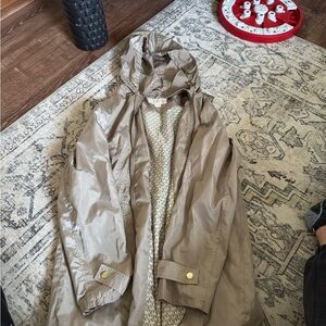 Michael Kors Gold Hooded Jacket